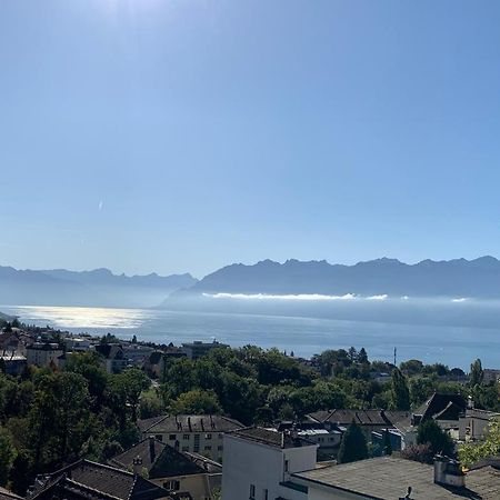 New Luxury Lake View Apartment - Lausanne Eksteriør billede