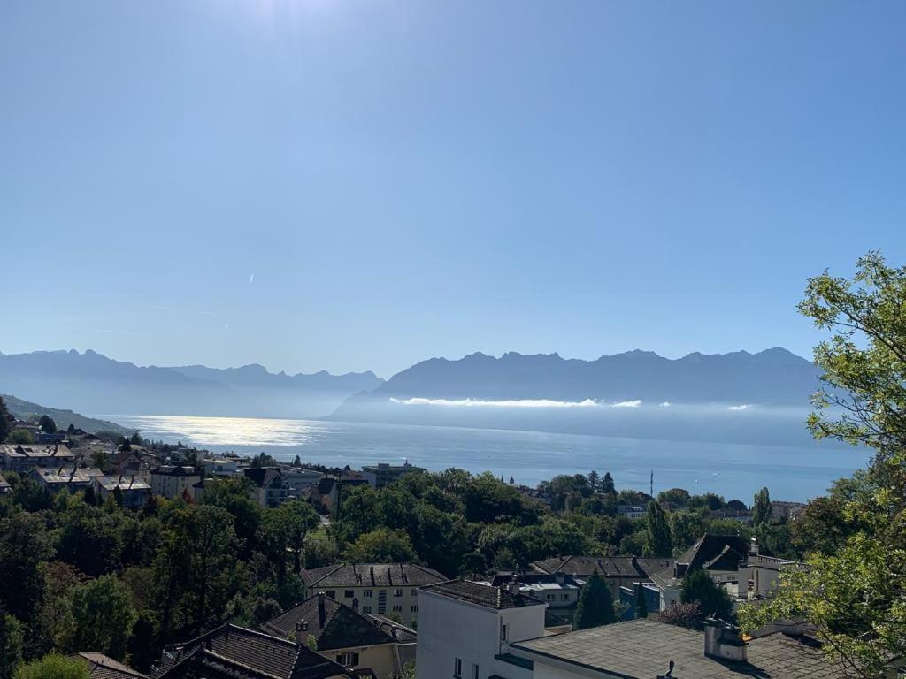 New Luxury Lake View Apartment - Lausanne Eksteriør billede